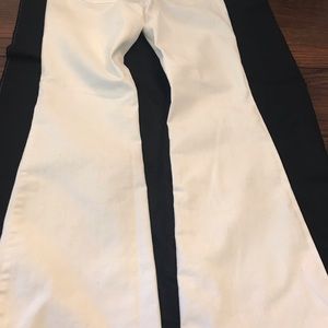 White bell bottoms; Size 7; Junior women’s